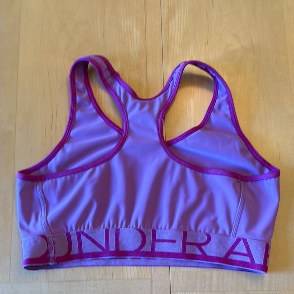 Under Armour Purple Racerback Sports Bra - Picture 2 of 3